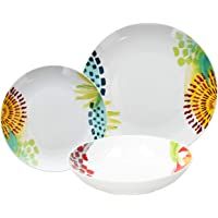 Tognana ME070185583 Vajilla de 18 piezas Mali- Porcelana